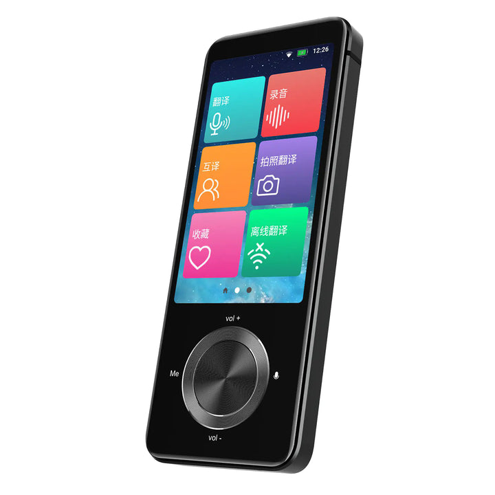 Pocket Polyglot: Smart Voice & Photo Translator & Camera - M9 Black International Translation Machine + photo