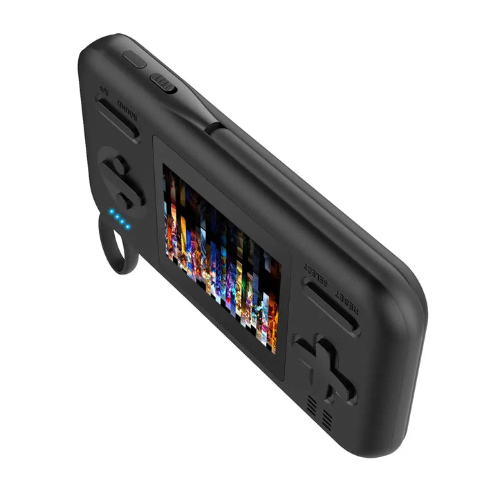 Retro Gamer Plus: 2-in-1 Power Bank & Game Console with 416 Built-In Games - Black
