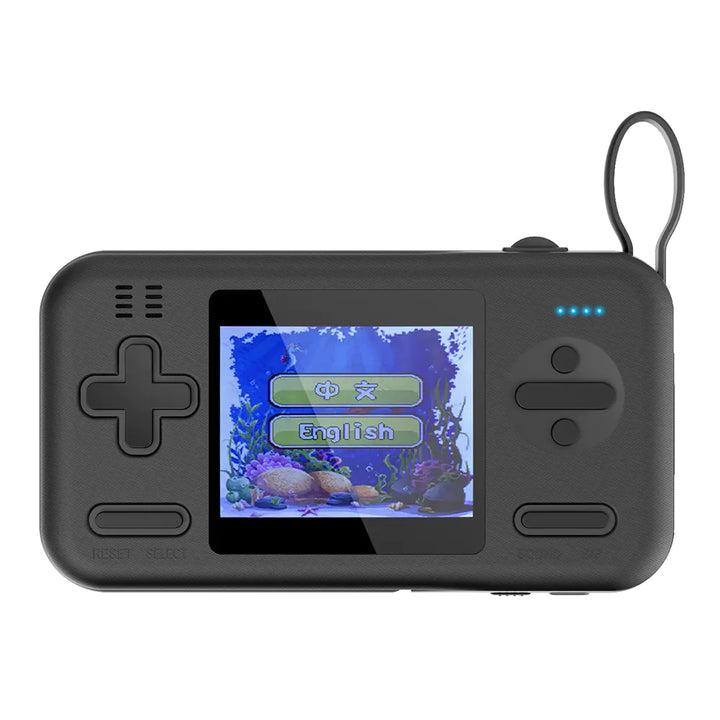 Retro Gamer Plus: 2-in-1 Power Bank & Game Console with 416 Built-In Games - Black