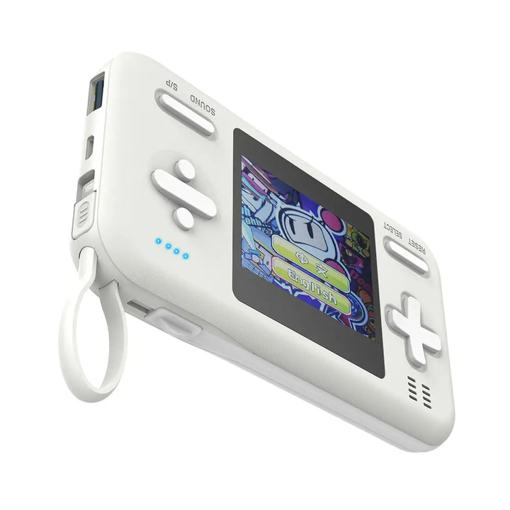 Retro Gamer Plus: 2-in-1 Power Bank & Game Console with 416 Built-In Games - Black