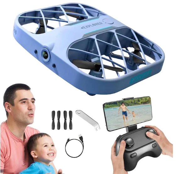 SkySnap Mini 4K: Ultimate Compact Flying Experience - Azul 720P