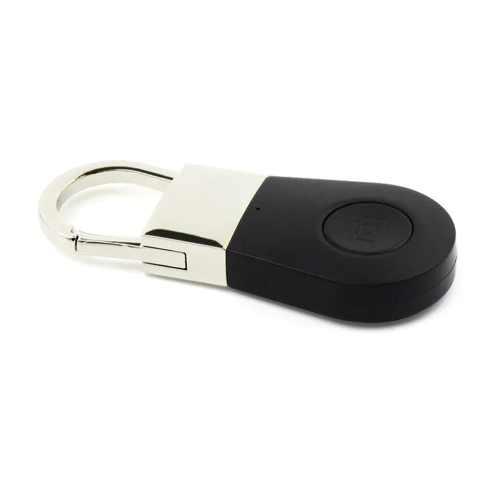 SmartFinder Keychain: Bluetooth Tracking with Map Positioning & Alerts - Black