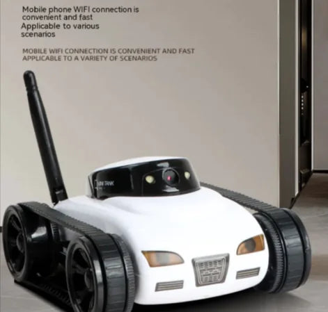 StreamRover: WiFi Video Control Tank - Black And White / Standard