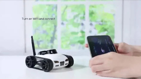 StreamRover: WiFi Video Control Tank - Black And White / Standard