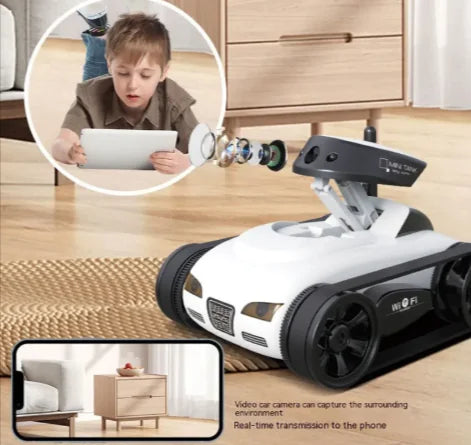 StreamRover: WiFi Video Control Tank - Black And White / Standard