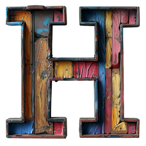 Thatchwork Style - Personalized Name Canvas Print