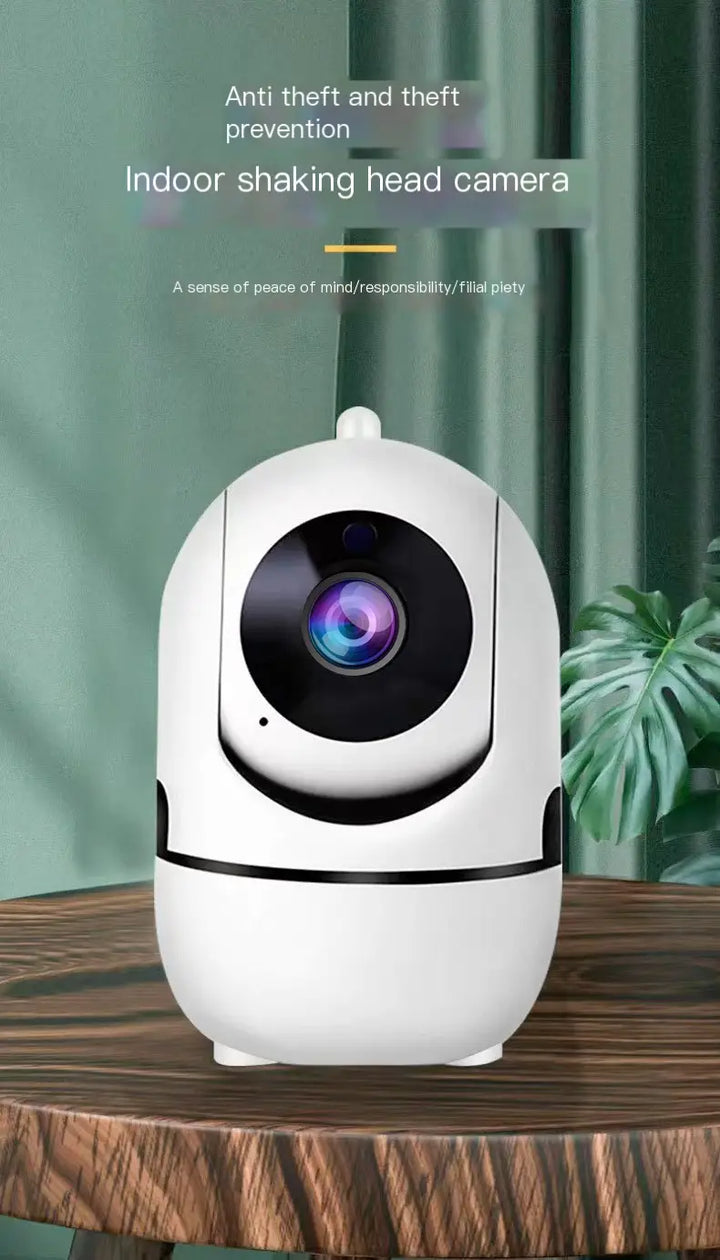 Wireless WiFi HD Night Vision 1080p Rotating Smart Cam - 2MP - Cameras